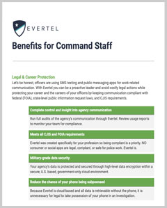 Benefits for Command
